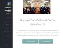 Tablet Screenshot of dashmeshdarbar.org